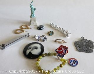 Collection of costume jewelry