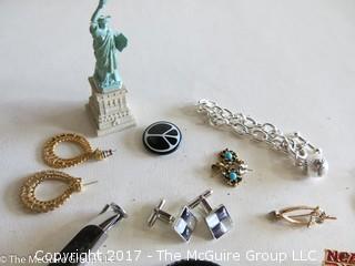 Collection of costume jewelry