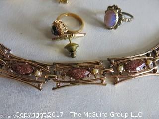 Collection of costume jewelry