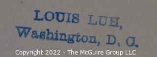 1930's B & W Photo titled "The Typist" by Louis Luh, Washington DC