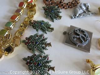 Collection of costume jewelry