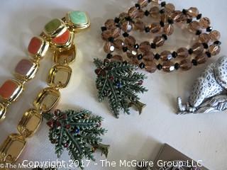 Collection of costume jewelry