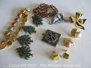 Collection of costume jewelry