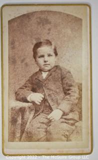 Vintage B & W CDV Photos of Children