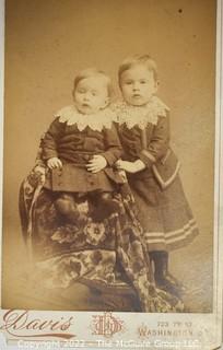 Vintage B & W CDV Photos of Children