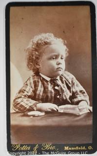 Vintage B & W CDV Photos of Children