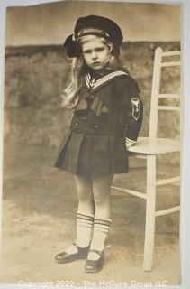 Vintage B & W CDV Photos of Children