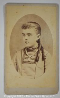 Vintage B & W CDV Photos of Children