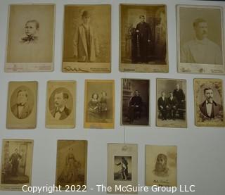 Collection of CDV cards