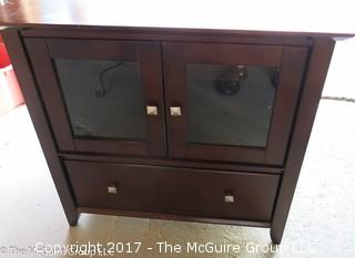 Two door over one drawer cabinet: 36"W x 18"D x 30"T