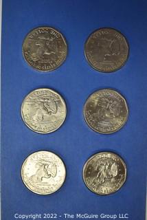 Coins: Complete 2 Year Uncirculated Set of Susan B. Anthony U.S. Dollar Coins. 1979-1980. P,D,S  