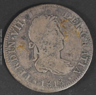 Coin: 1818 Ferdin VII Dei Gratia Coin