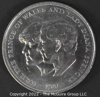 1981 Royal Wedding Commemorative Coin