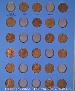 Partially Filled Lincoln Cent Whitman Folder. 1959-