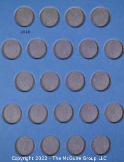 Partially Filled Whitman Coin Folder. Jefferson Nickels. 1962 - 