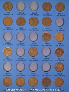 Partially completed Whitman Lincoln Cent Folder; 1941- 