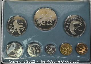 1974 Belize Proof Coin Set issued by The Franklin Mint