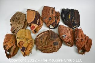 Collection of Baseball Gloves