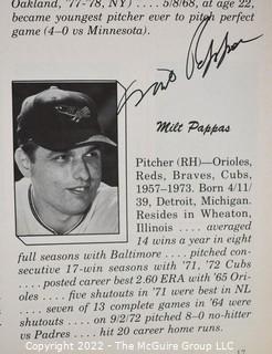 Sixth Annual Cracker Jack Old Timers Baseball Classic Official Program. RFK Stadium. 1987. Autographs include: Brooks Robinson, Early Wynn, Milt Pappas, Clete Boyer, Harmon Killebrew, Rocky Colavito, Johny Pesky, Roy White and Ned Garver