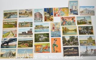 28 Vintage US Postcards