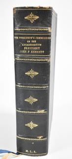 Leather Bound Warren Commission Report on the Assassination of JFK