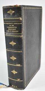 Leather Bound Warren Commission Report on the Assassination of JFK