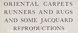 Book: Oriental Carpets by Adam and Charles Black. London. 1910
