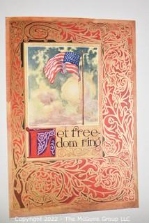 Book: My Country: An Illuminated and Illustrated Version of the American National Anthem done by Walter Little.  