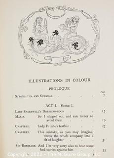 Books: (3) The School for Scandal. A Midsummer-Nights Dream. The Poetical Works of Edgar Allen Poe  