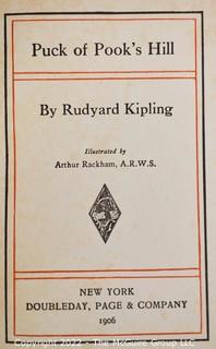 (3) Hardcover books by Rudyard Kipling