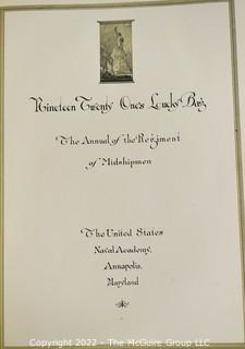 1921 U.S. Naval Academy Yearbook