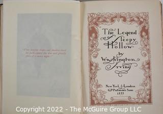 Books: (5) including The Legend of Sleepy Hollow. Washington Irving