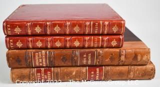 Four Leather Bound Books