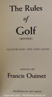 Book: The Rules of Golf by Francis Oiumet. Published by Garden City