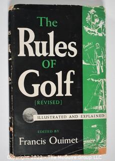 Book: The Rules of Golf by Francis Oiumet. Published by Garden City