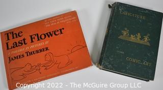 Books: The Last Flower by James Thurber and; Caricature and Other Comic Art by James Parton