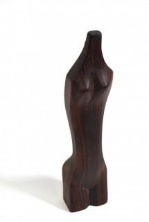 Carved Rosewood Female Sculpture from Botswana.  11" T.
