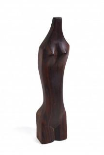 Carved Rosewood Female Sculpture from Botswana.  11" T.
