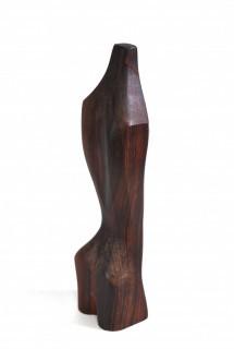 Carved Rosewood Female Sculpture from Botswana.  11" T.
