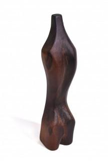 Carved Rosewood Female Sculpture from Botswana.  11" T.
