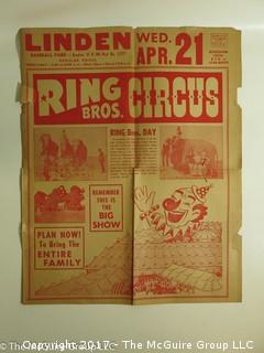 Vintage Circus Ephemera (see the many photos)