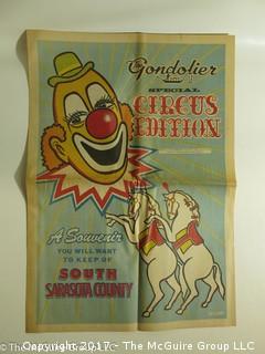 Vintage Circus Ephemera (see the many photos)