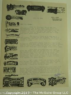 Vintage Circus Ephemera (see the many photos)