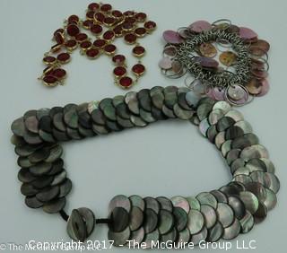 Collection of jewelry including 2 necklaces - #1295