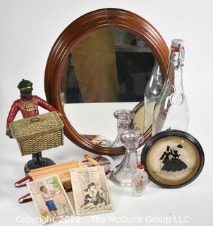 Collection including Victorian Frame Wall Mirror and Squire Boy Box