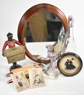 Collection including Victorian Frame Wall Mirror and Squire Boy Box