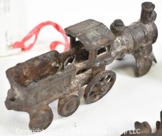 Three (3) Vintage Cast Iron Toys Found During Excavation 