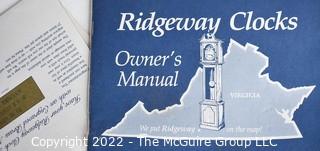 Ridgeway Cherry Tall Case Grandfather Clock