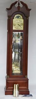 Ridgeway Cherry Tall Case Grandfather Clock