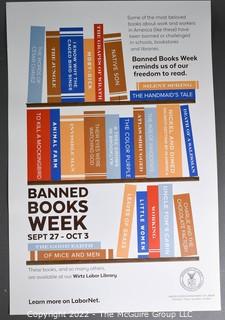 (3) U.S. Department of Labor Posters including "Banned Books Week"